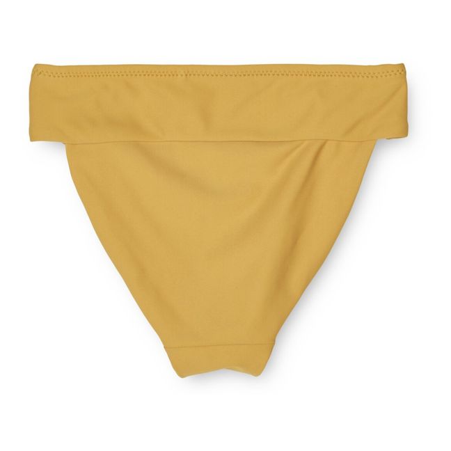 Maillot de Bain 2 pièces Matière Recyclée Lucette | Jaune moutarde