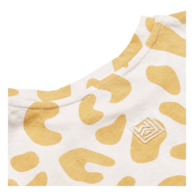 T-Shirt Manches Courtes Coton Bio Dakawa | Jaune