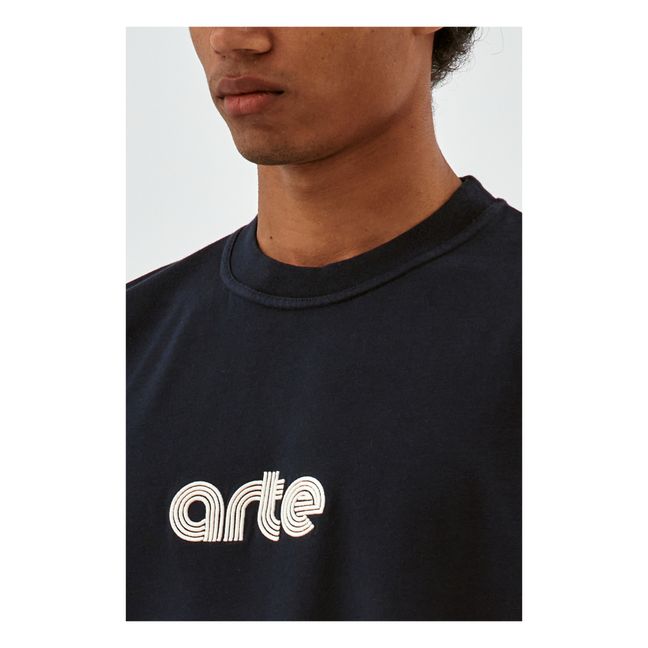 Taut Embroi T-Shirt | Azul Marino