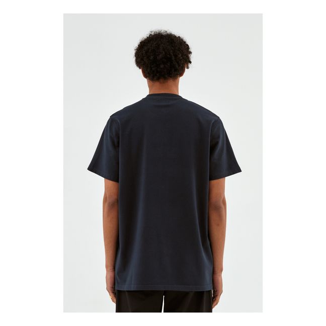Taut Embroi T-Shirt | Azul Marino