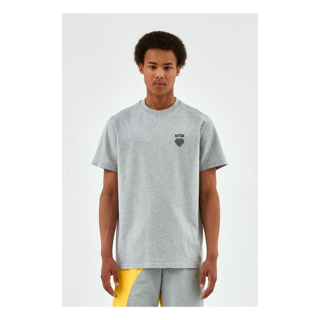 Taut Embroi Logo T-Shirt | Grigio