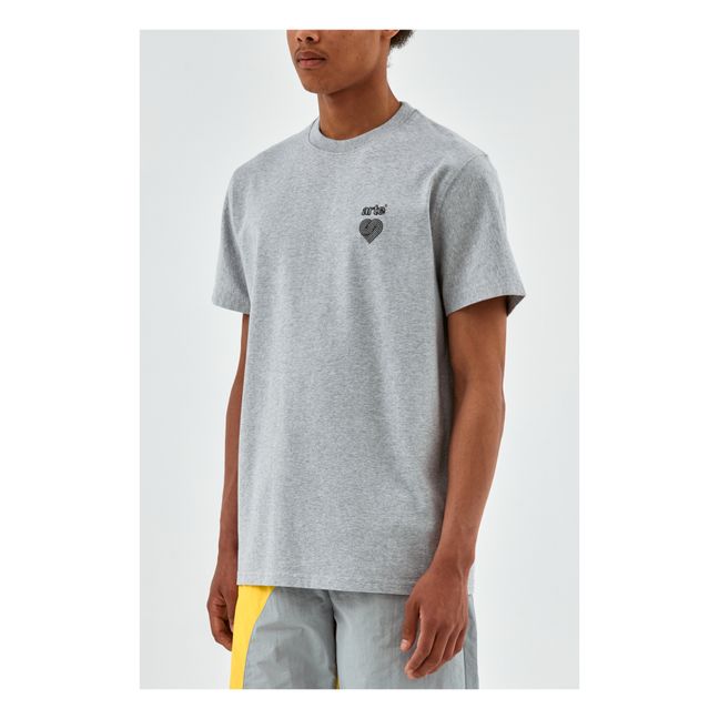 Taut Embroi Logo T-Shirt | Grigio