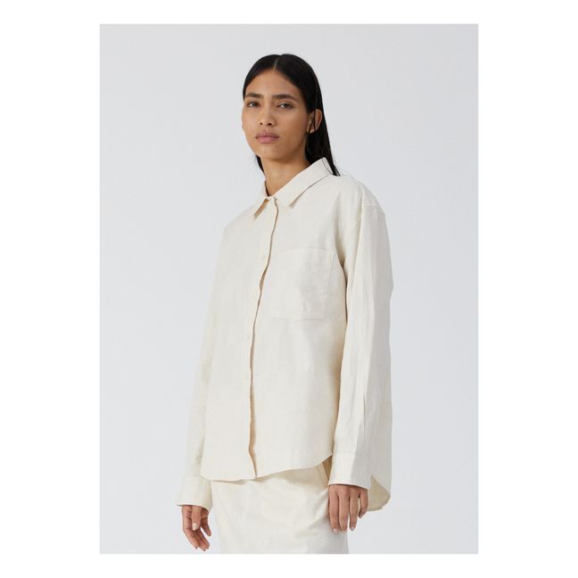 Chemise Lala Carreaux Texturés Coton Bio | Seidenfarben