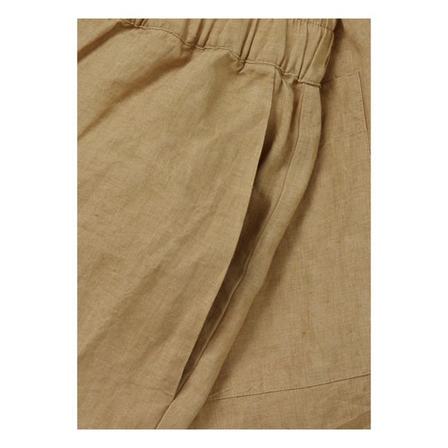 Phillipa Linen Pants | Camel