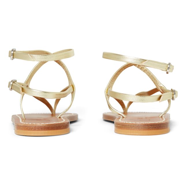 Abako Sandals | Champagne