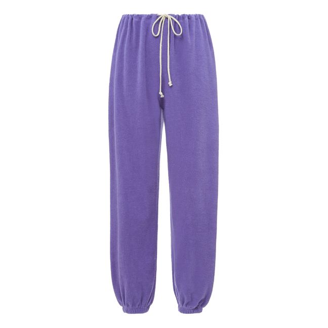 Pantalón jogger de felpa | Violeta