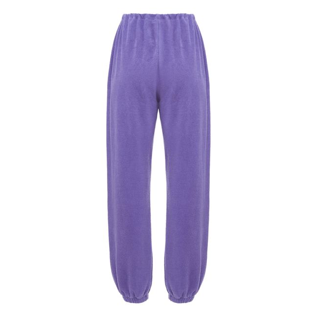 Terry Cloth Joggers | Purple