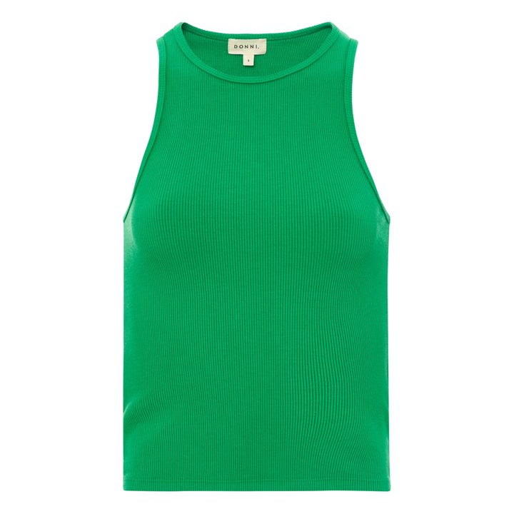 Camiseta interior acanalada | Verde- Imagen del producto n°0