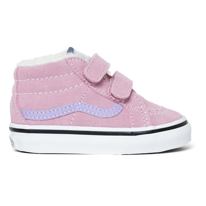 SK8-Mid Fleece Lined Sneakers | Pink- Product image n°0