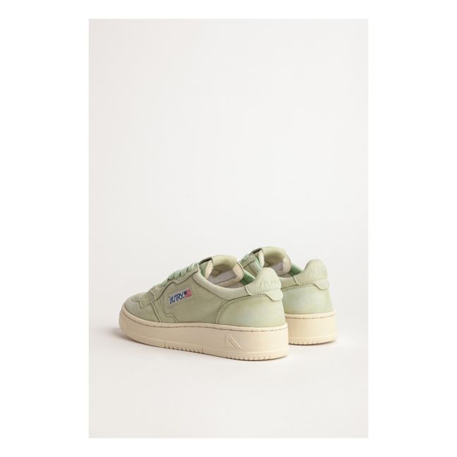 Zapatillas Medalist Low Piel Cabra | Verde Pálido