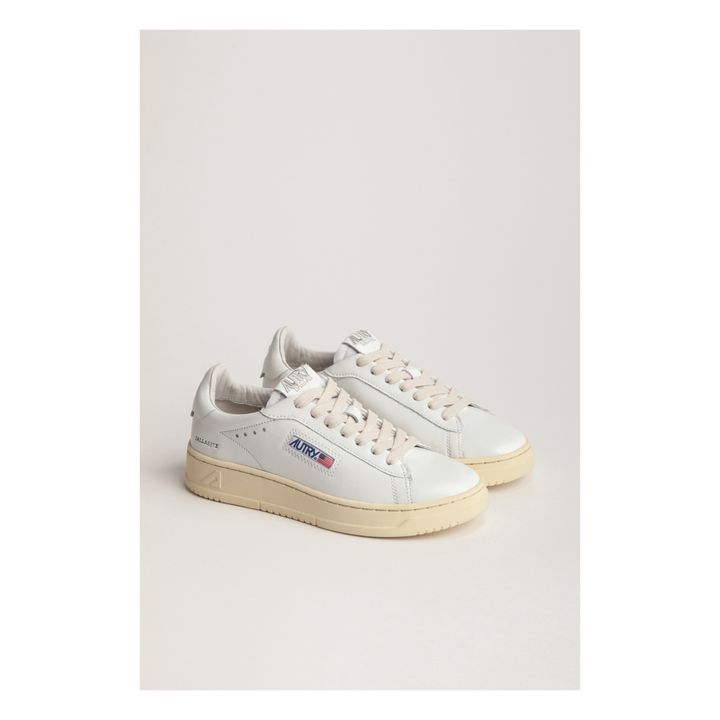 Dallas Low-Top Leather Sneakers | White- Product image n°1