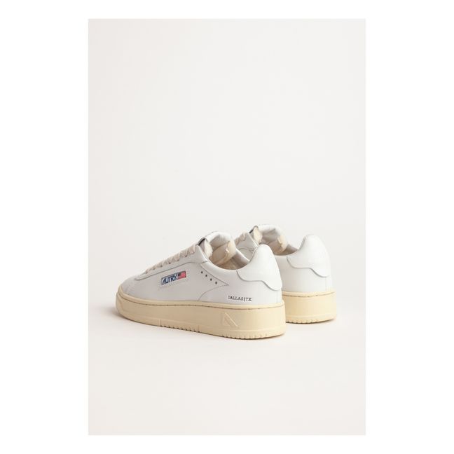 Dallas Low-Top Leather Sneakers | White