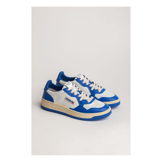 Medalist Low-Top Leather Two-Tone Sneakers | Royal blue