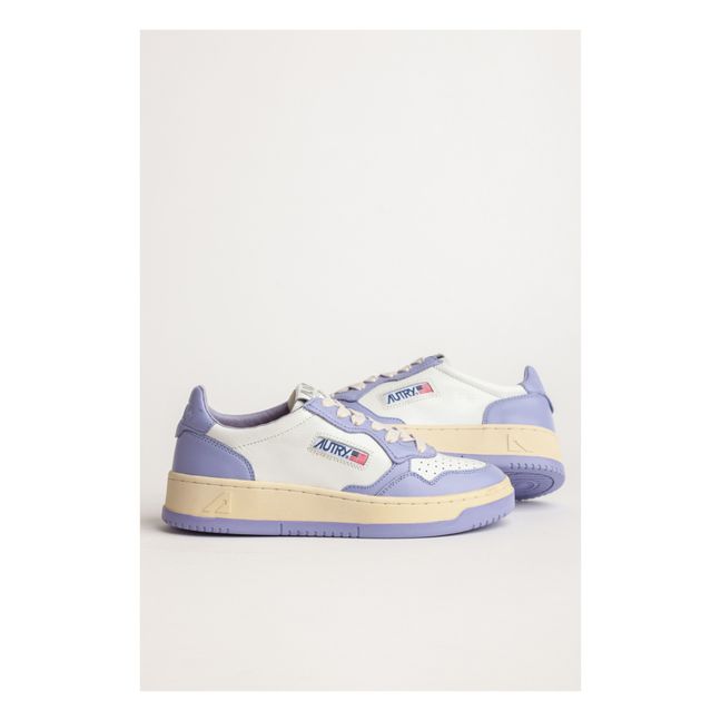 Zapatillas Medalist Low Piel Bicolor | Violeta