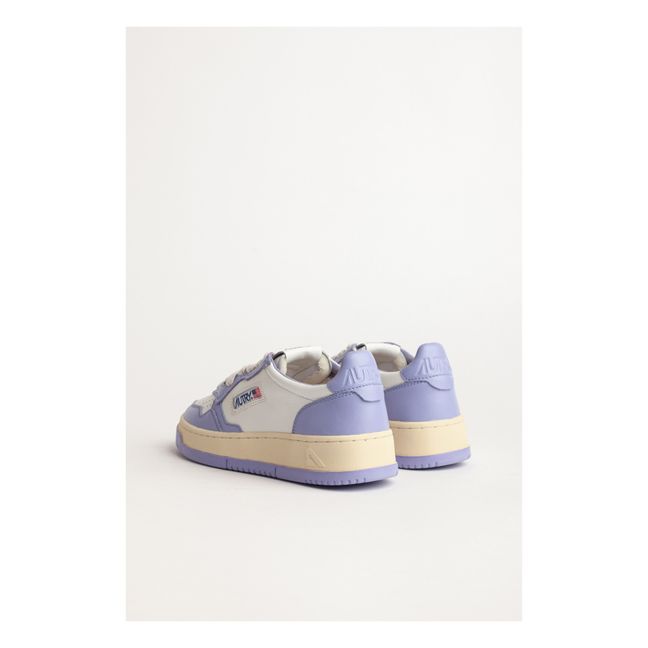 Zapatillas Medalist Low Piel Bicolor | Violeta