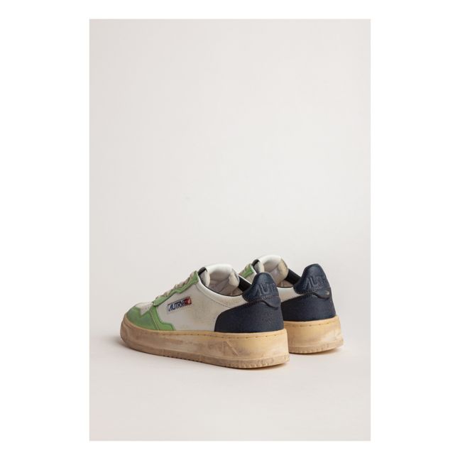 Baskets Super Vintage Low, in pelle | Verde
