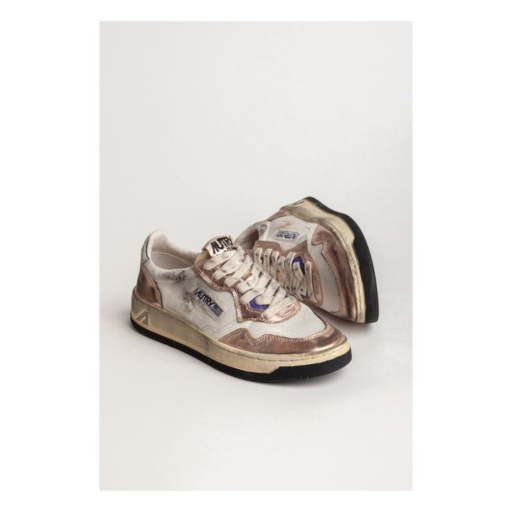 Sneakers Mesh/Wildleder Super Vintage Low | Rotgold- Produktbild Nr. 3