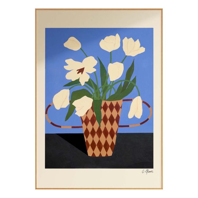 Poster White Flowers