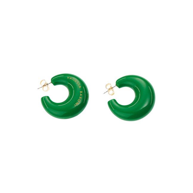Moon Earrings | Green