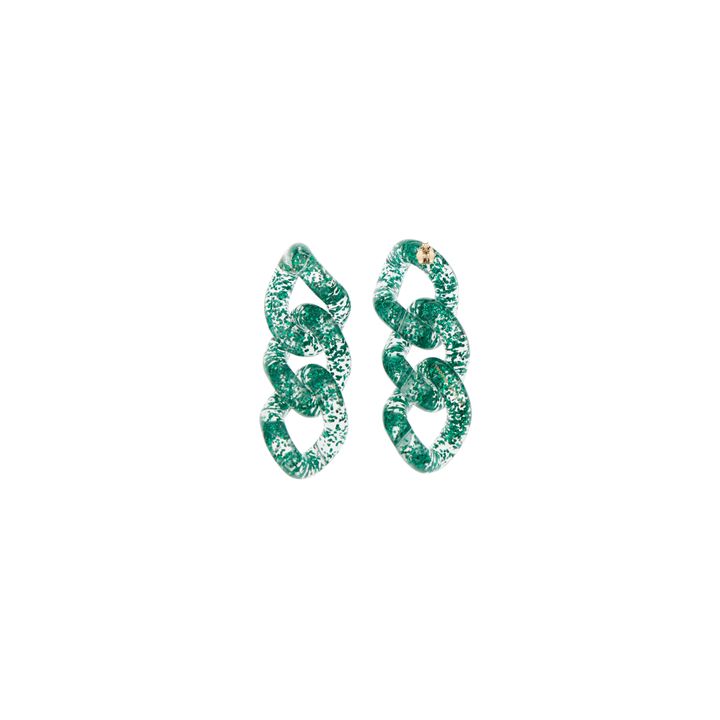 Ohrringe Edge | Grün- Produktbild Nr. 0