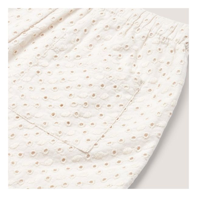Madison Organic Cotton Shorts | Ecru