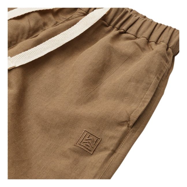 Madison Organic Cotton Shorts | Marrón
