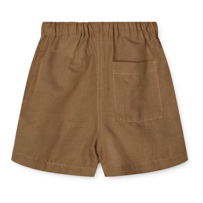 Madison Organic Cotton Shorts | Marrón