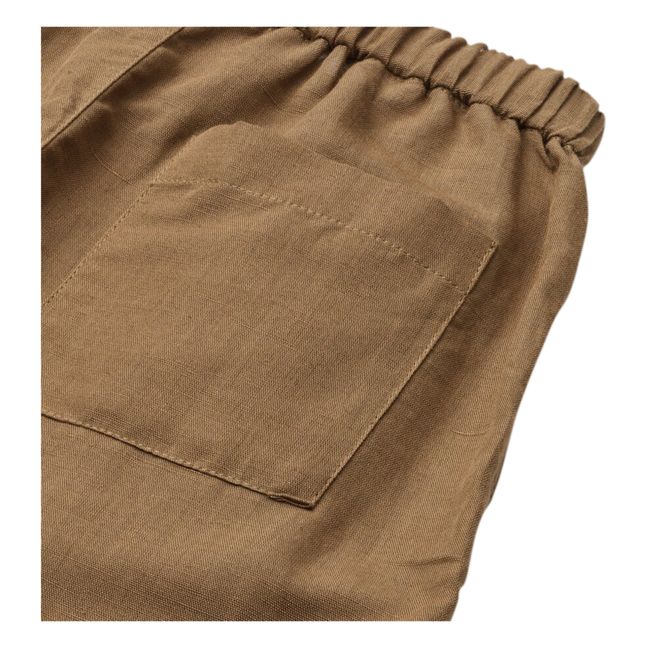 Madison Organic Cotton Shorts | Marrón