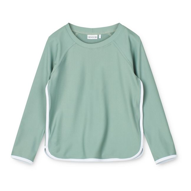 Manta Anti UV Recycled Material T-Shirt | Verde Menta