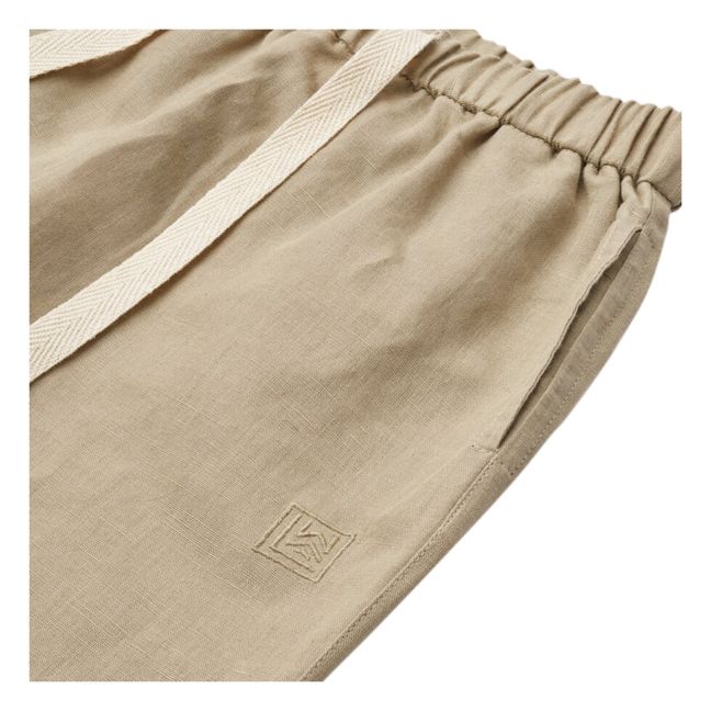 Orlando Organic Cotton Pants | Beige