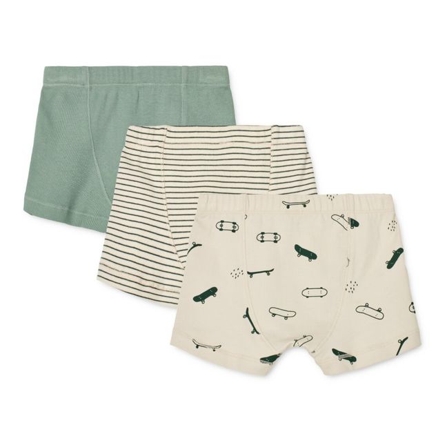 Lot 3 boxers Coton Bio Felix | Ecru