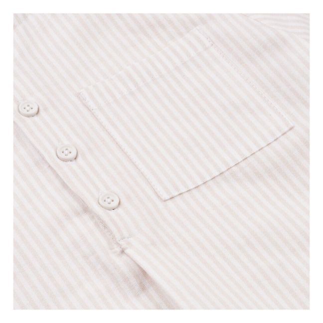 Houston Organic Cotton Long Sleeve Shirt | Ecru