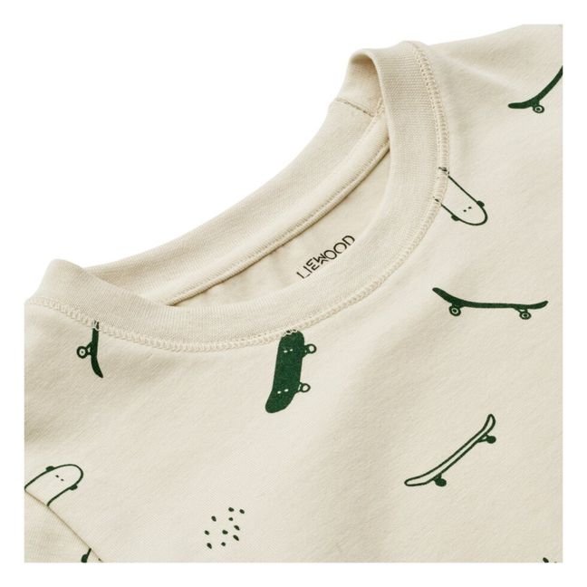 Ensemble de pyjama Coton Bio Ilford | Cremefarben