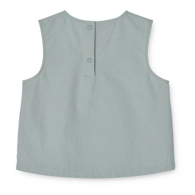 Top sans manches Coton Bio Delphia | Graublau