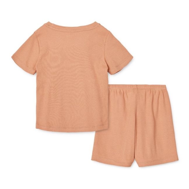 Ensemble de pyjama Coton Bio Ilford | Vieux Rose