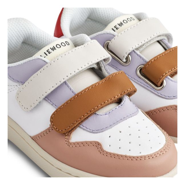 Zapatillas de piel Drew | Rosa Viejo
