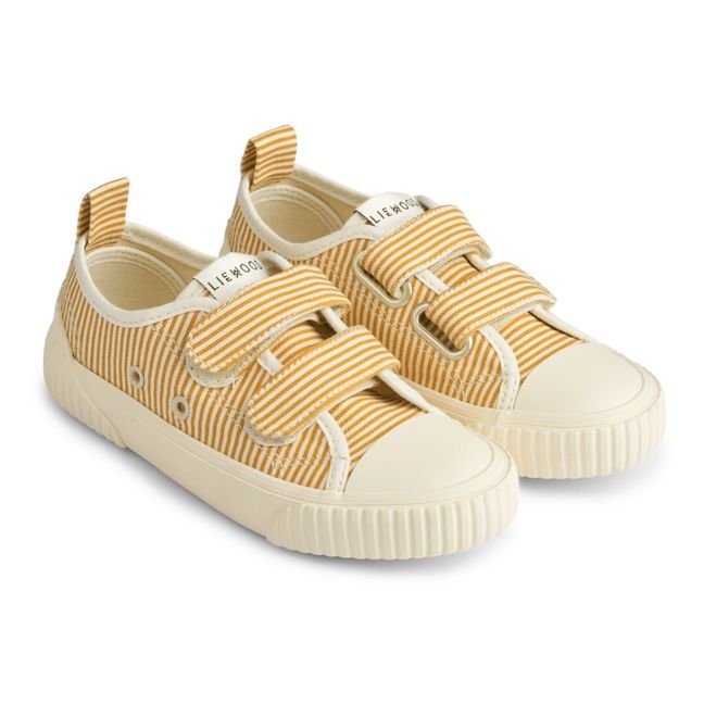 Sneakers Basses Kim | Jaune moutarde