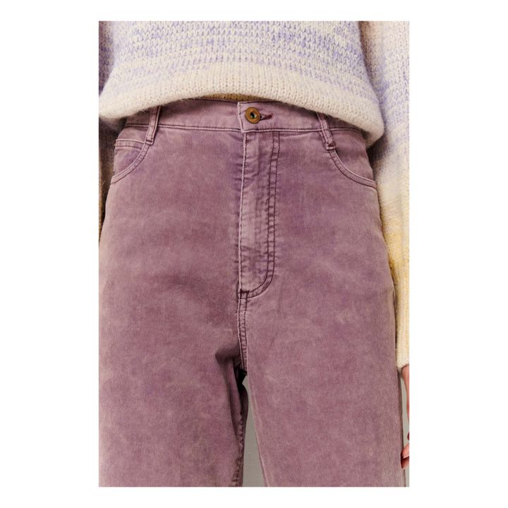 Velvet Cruise Pants | Viola- Immagine del prodotto n°3