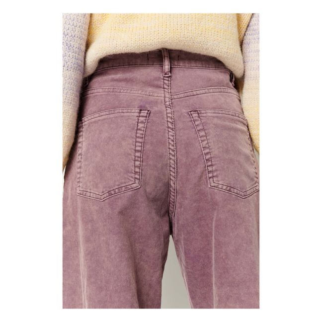 Pantalones de terciopelo Cruise | Violeta