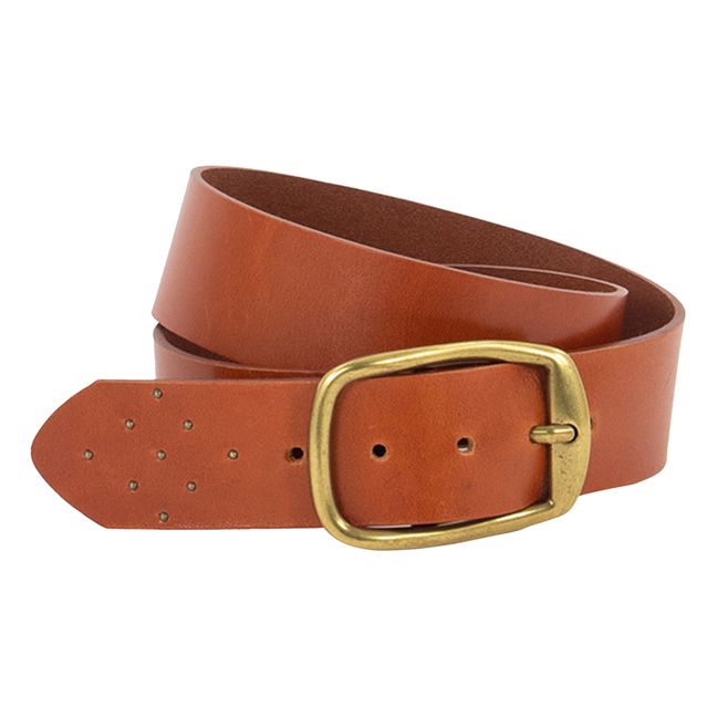 Large Bellissimi  Leather Belt | Brown