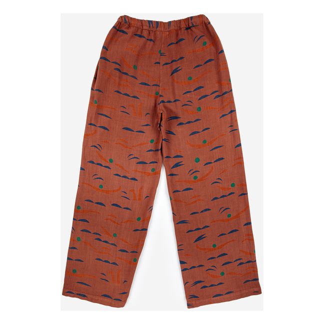 Swimmers Linen Trousers | Terracotta