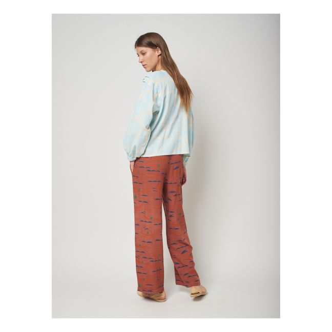 Swimmers Linen Trousers | Terracotta