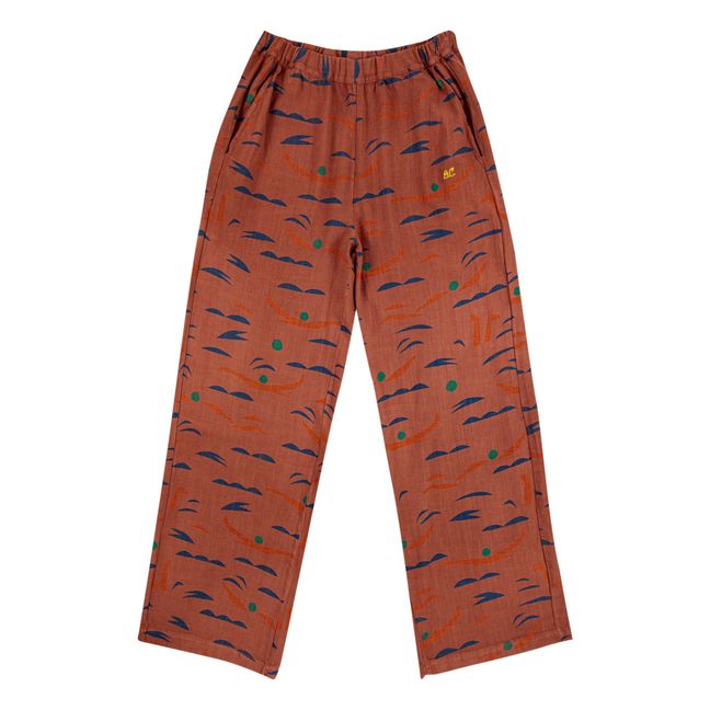 Swimmers Linen Trousers | Terracotta