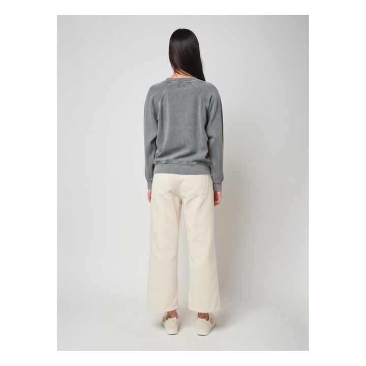 Pelican Organic Cotton Sweatshirt | Charcoal grey- Product image n°3