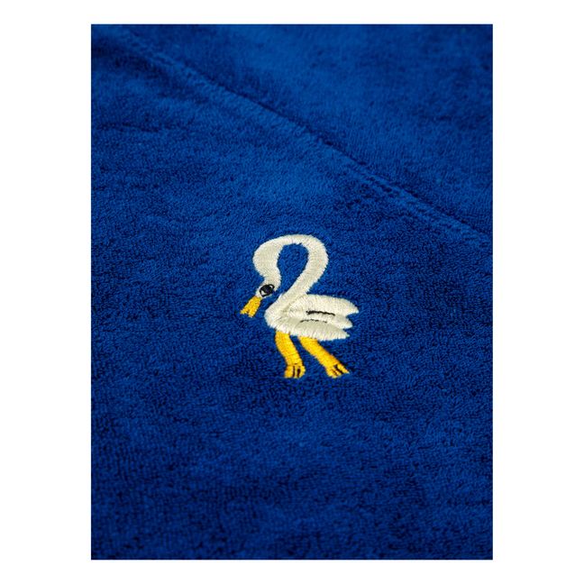 Camiseta tejido toalla de algodón ecológico Pelican | Azul