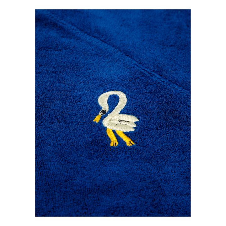 Camiseta tejido toalla de algodón ecológico Pelican | Azul- Imagen del producto n°6