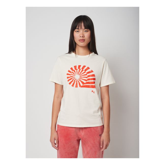 Shell Organic Cotton T-Shirt | Ecru