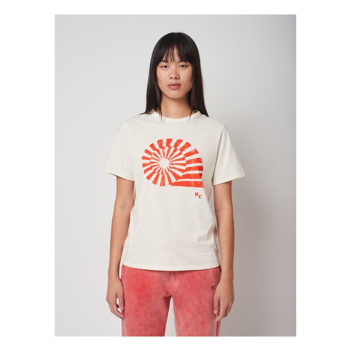 Shell Organic Cotton T-Shirt | Crudo- Imagen del producto n°4