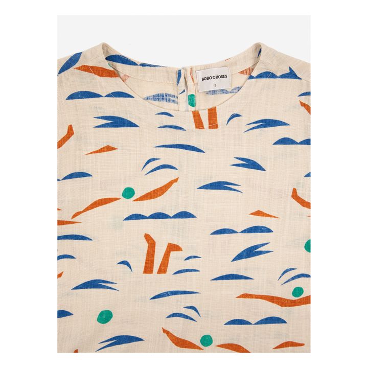 Swimmers Linen Dress | Ecru- Immagine del prodotto n°6