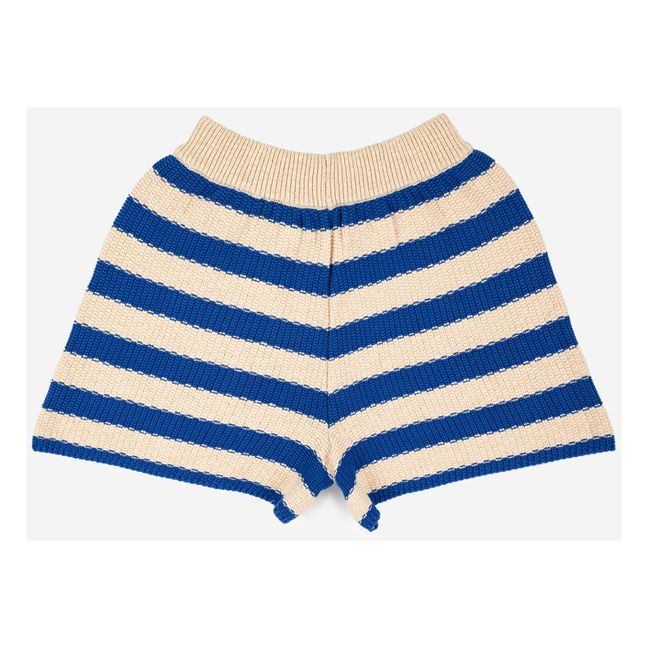 Shorts in maglia a righe | Ecru